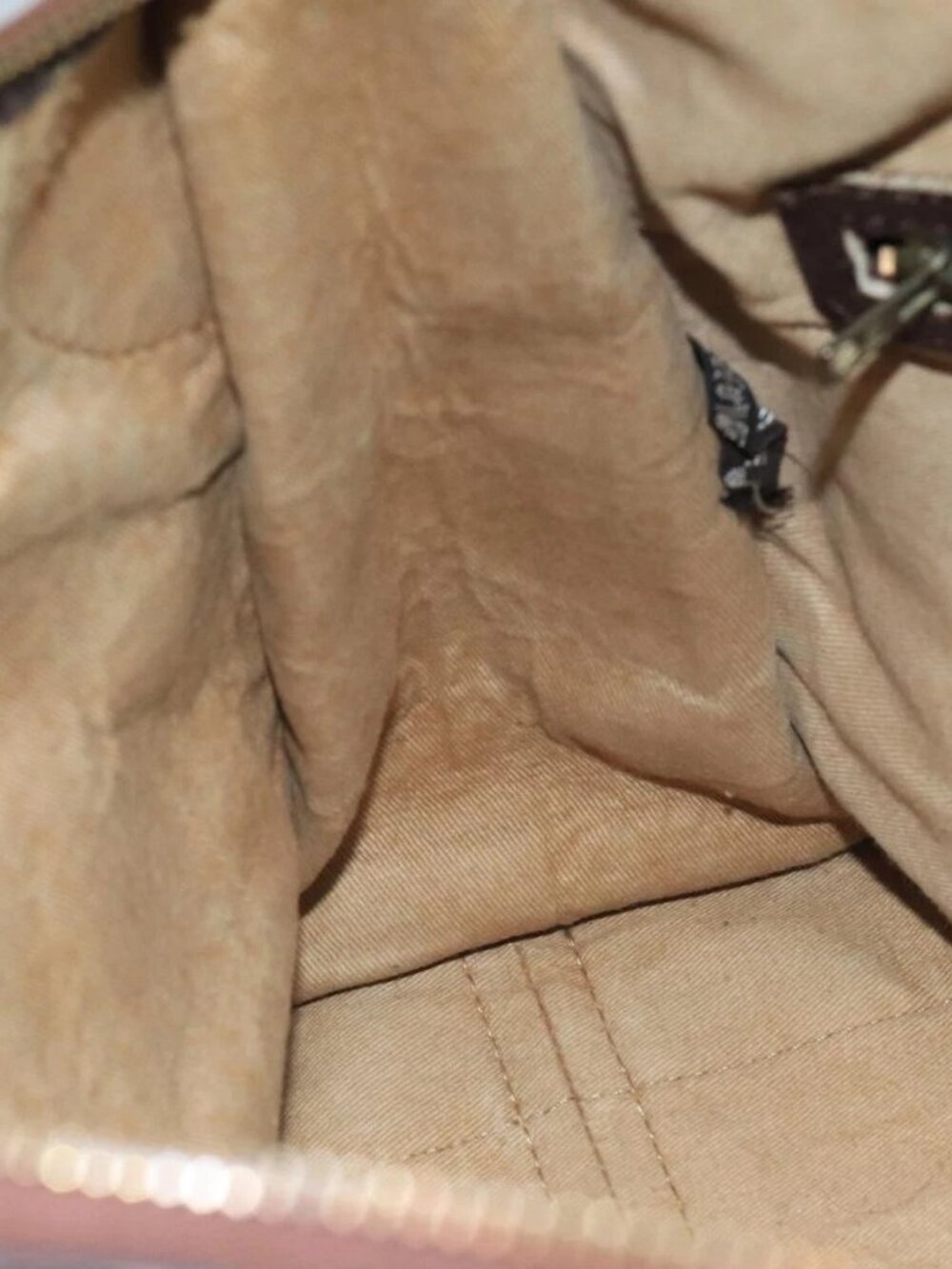 Christian Dior Trotter Canvas Boston Bag Brown Auth 105123 - Picture 15 of 16